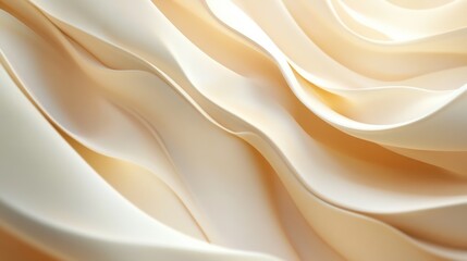 Obraz premium Soft, flowing fabric waves create an elegant and soothing visual texture.