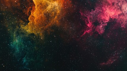 Cosmic Nebula: A Celestial Tapestry of Colors
