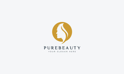 Fashion and beauty logo design  vector template