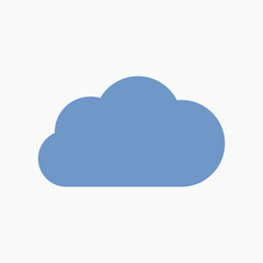 Cloud storage icon vector