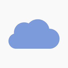 Cloud storage icon vector illustration