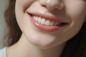 Smile mouth photo real