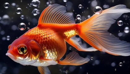 goldfish in aquarium