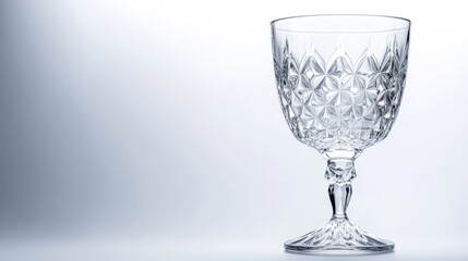 Obraz premium Elegant Crystal Glass with Intricate Design