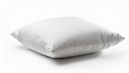 white pillow isolated on white