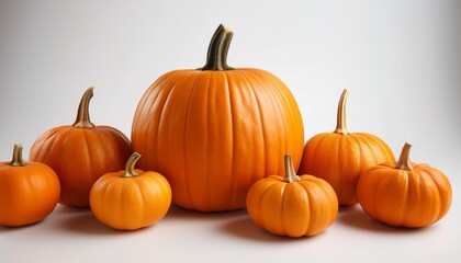 pumpkin on a white background