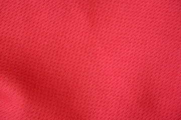 Red football, basketball, volleyball, hockey, rugby, lacrosse and handball jersey clothing fabric...