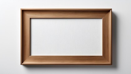 wooden frame on a wall