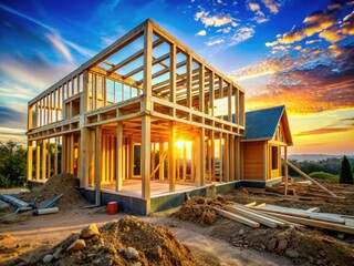 Luxury home building: breathtaking photos of modern designs and construction progress.