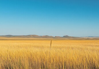 wheat field and sky