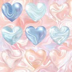 Valentine's Day background. Digital paper.