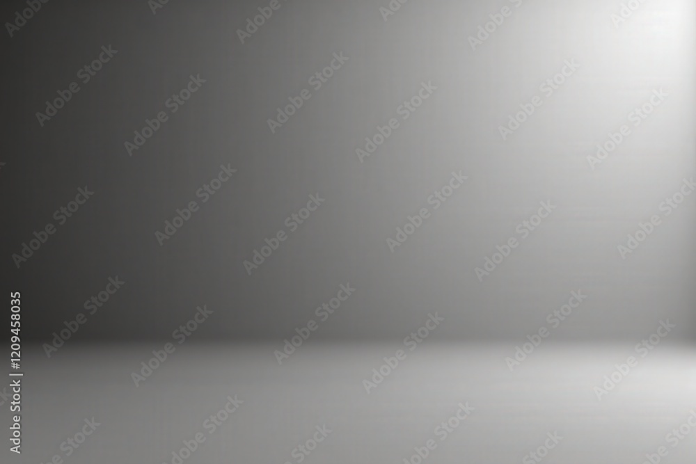 Aufkleber abstract grey background with soft light and smooth surface ideal for product photography or text ov