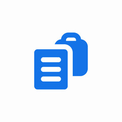 document file paper text icon vector sign