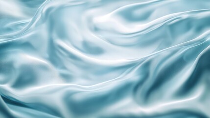 Obraz premium Abstract Blue Silk Drapery: A Serene Textured Background