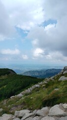 mountains in summer