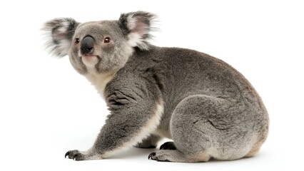 Fototapeta premium Koala on a white background 