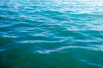 Blue sea water background texture