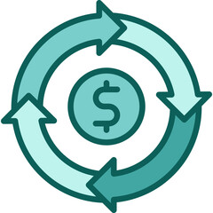 Cash Flow solid icon