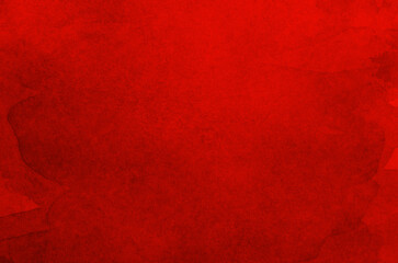 Red abstract background in watercolor style
