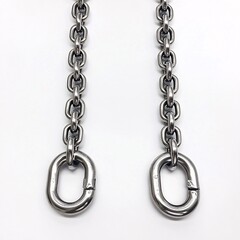 Fototapeta premium chain isolated on white