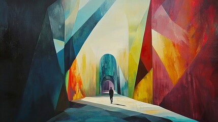 A Journey Through Abstract Dimensions: An Exploration of Hope and the Unknown
