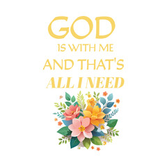 Christian Affirmation for print or use as poster, card, flyer or T Shirt