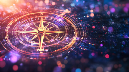 Dynamic 3D Concepts of Global Investing, Market Growth, and Business Innovation