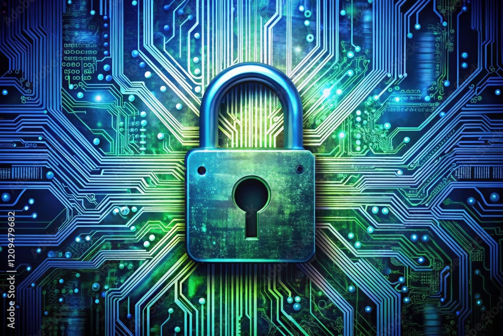 Aufkleber secure your data. cyber fortress. advanced encryption. unmatched protection.