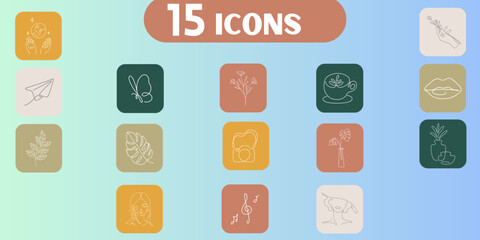 2025 Business Icons Set for Corporate and Marketing Projects