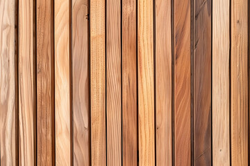 Modern wall panels with vertical wooden slats in a seamless pattern, perfect for contemporary interior design, soft natural lighting, high resolution, elegant textures, minimalistic ae. Generative Ai.