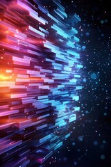 Fototapeta premium Colorful Abstract Light Movement Background