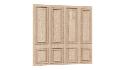 Blank  wooden wall panel Mockup	