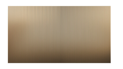 Golden Wall Panel isolated on white background 