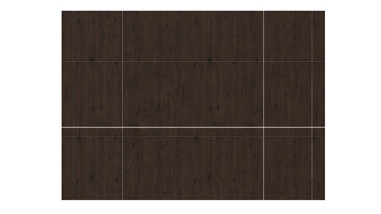 Blank  wooden wall panel Mockup	