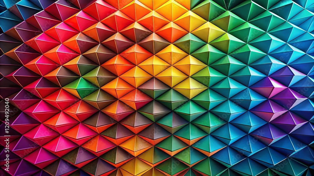 Poster abstract triangular gradient background: high-resolution stock photo with deep depth of field