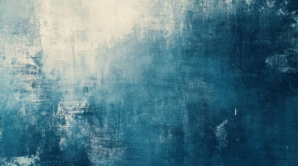 Fototapeta premium Blue Abstract Grunge Art, Wall Decor, Textured Blue Painting, Modern Abstract Art Print, Blue Art Accent Wall, Artistic Home Decor