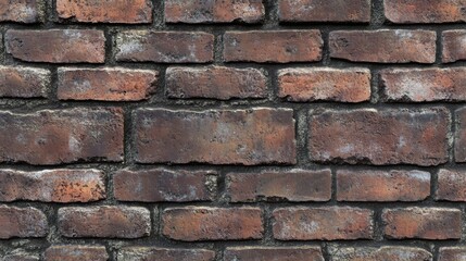 Obraz premium Old vintage brick wall background. Generative AI
