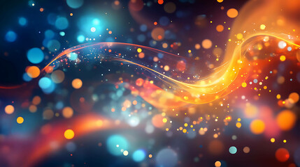 Abstract polygonal shapes with dynamic lighting effects