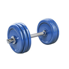 Blue Dumbbell Weightlifting Fitness Exercise Gym Workout Strength Training,