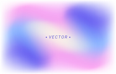 Fluid gradient poster. Vector abstract background. Pink, purple, and blue colors design with a place for text.