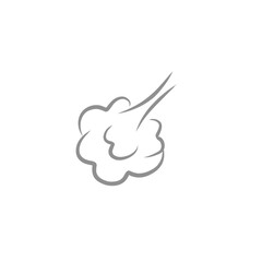comic cloud fart illustration