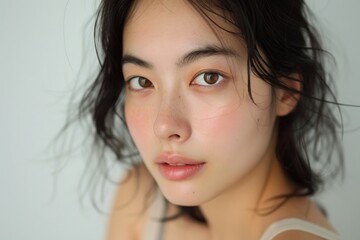 Obraz premium Asian Woman skin portrait adult