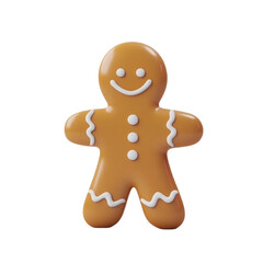 Happy Gingerbread Man Christmas Cookie Festive Treat,