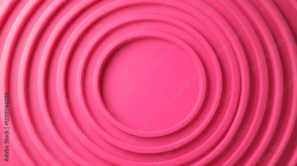 Poster abstract pink background with circular patterns for creative and modern design projects