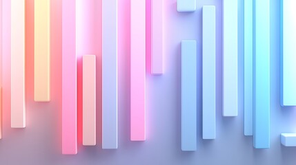 Fototapeta premium Abstract Vertical Lines in Gradient Colors of Pink and Blue Creating a Modern Background for Design Projects