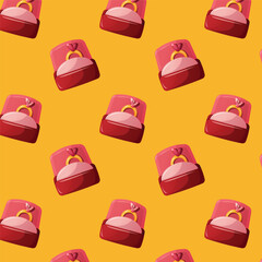 valentine love ring pattern background