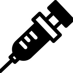 Syringe glyph icon