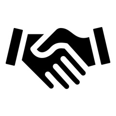 Hand Shake glyph icon
