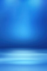 Abstract blue blurred background for studio product display with ample copy space for branding and creative projects
