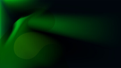 ABSTRACT DARK BACKGROUND ELEGANT GRADIENT MESH GREEN SMOOTH COLOR DESIGN VECTOR TEMPLATE GOOD FOR MODERN WEBSITE, WALLPAPER, COVER DESIGN 